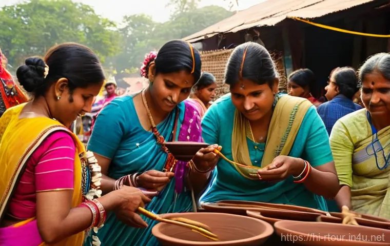 농촌관광기획사 직무 분석 - **Prompt:** A serene and picturesque Indian rural village scene at dawn, depicting a family enjoying...