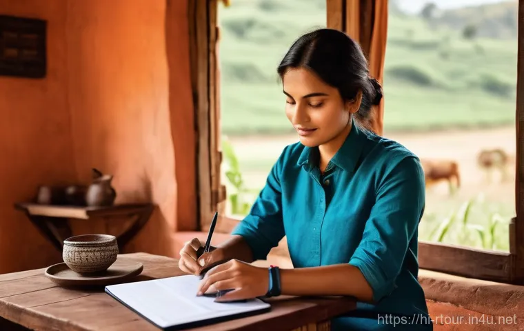 농촌관광기획사 자격증 취득 후 경로 - **Prompt 2: Bustling Local Economy and Sustainable Homestays**
    "A bustling and vibrant rural mar...