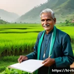 농촌관광기획사 직무별 연봉 정보 - A skilled rural tourism planner working collaboratively with local villagers in traditional Hindi at...