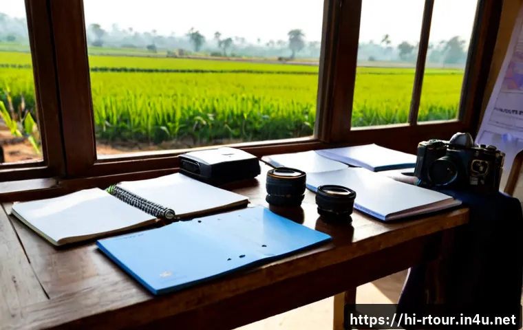 Home 17 농촌관광기획사 자격증 시험 과목 - Photorealistic rural tourism certification exam preparation scene in India, a focused adult student ...
